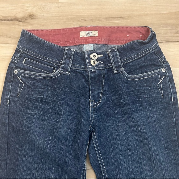 SO Y2K Bootcut Jeans Size 5 Blue Denim Vintage - Picture 3 of 9